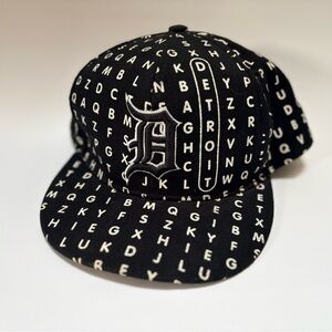 B-Boy | Detroit Tigers MLB Structured Baseball Cap - 7 5/8, B/W